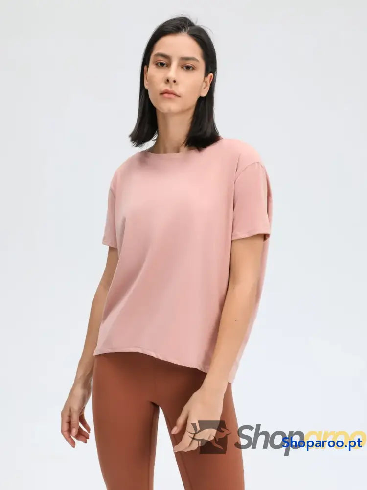 Millennia Round Neck Short Sleeve Active T-Shirt