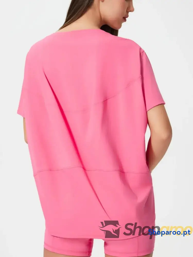 Millennia Round Neck Short Sleeve Active T-Shirt