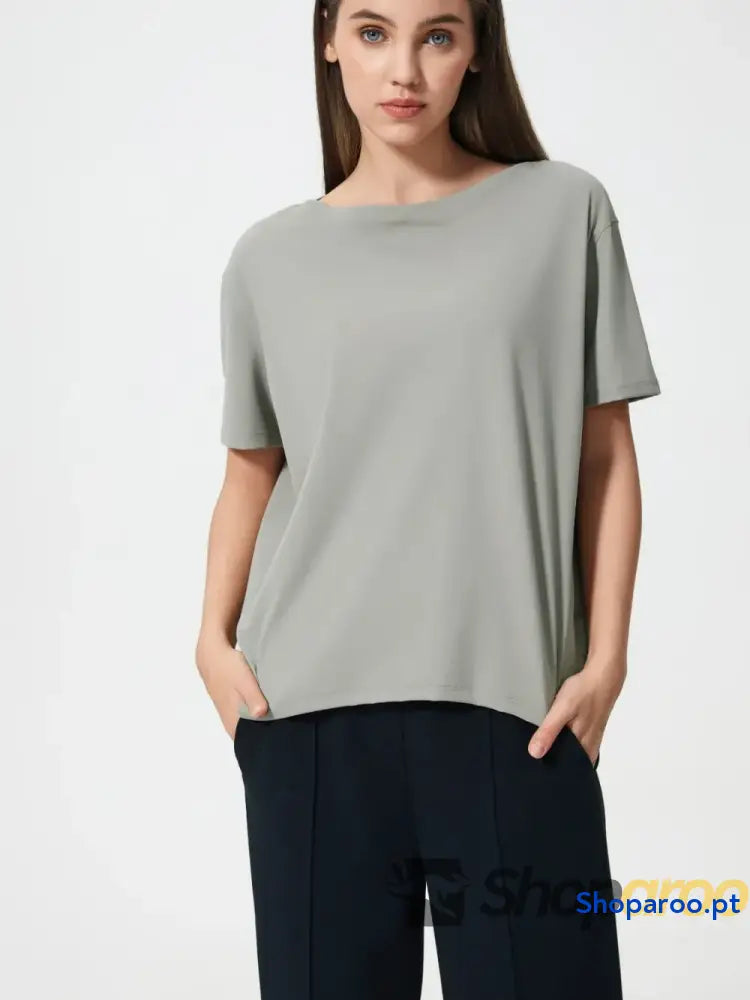 Millennia Round Neck Short Sleeve Active T-Shirt