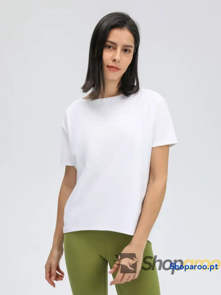 Millennia Round Neck Short Sleeve Active T-Shirt