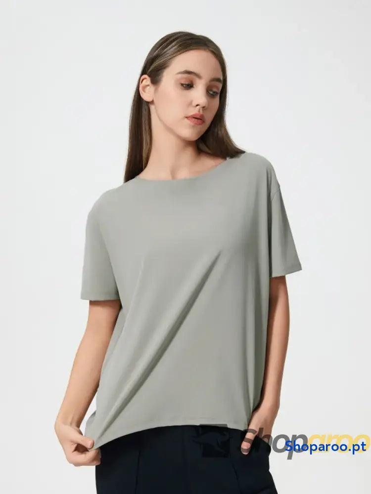 Millennia Round Neck Short Sleeve Active T-Shirt
