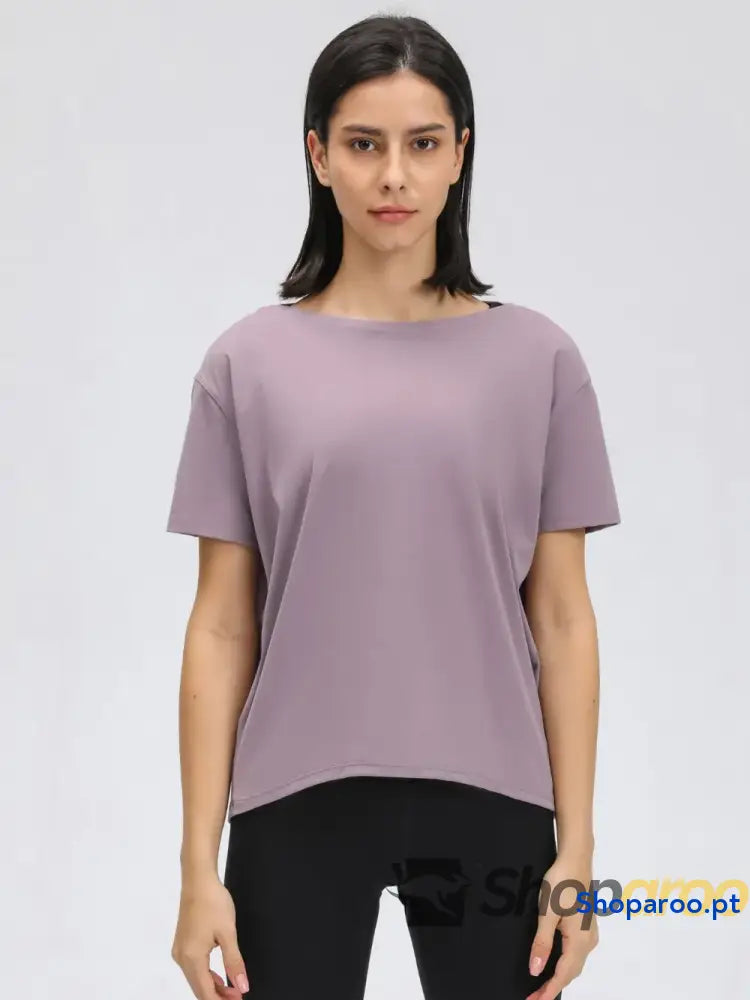 Millennia Round Neck Short Sleeve Active T-Shirt