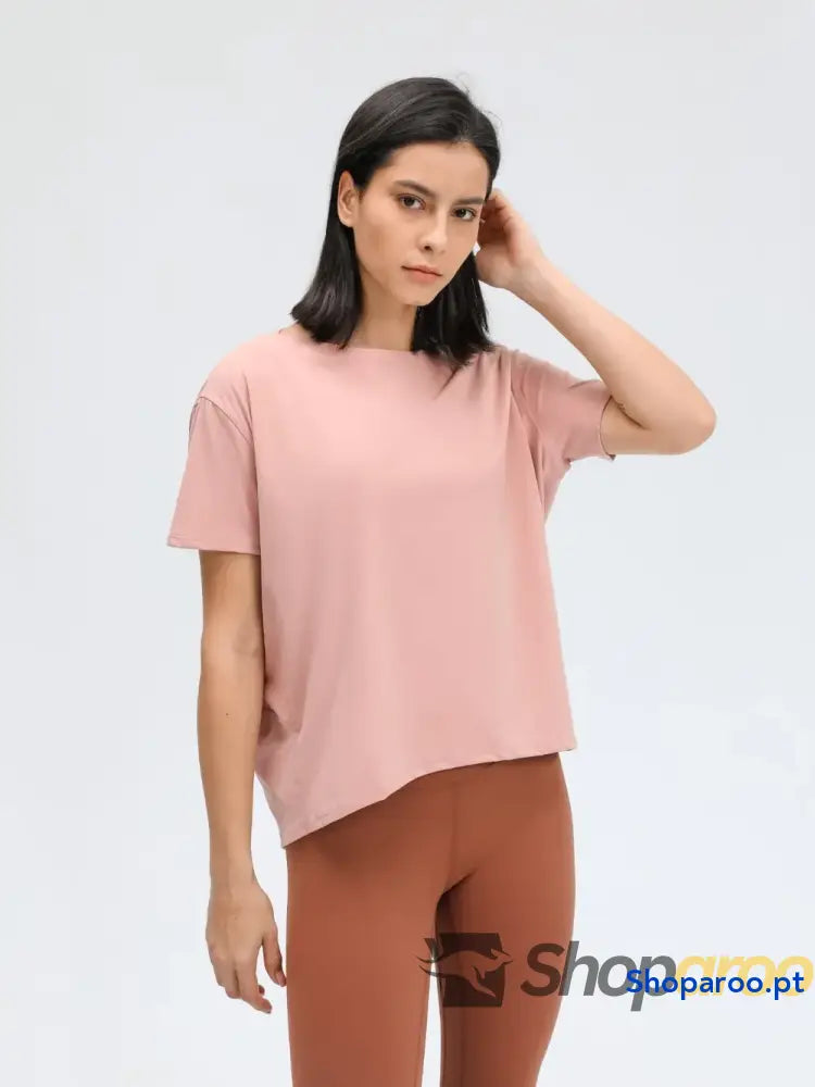 Millennia Round Neck Short Sleeve Active T-Shirt