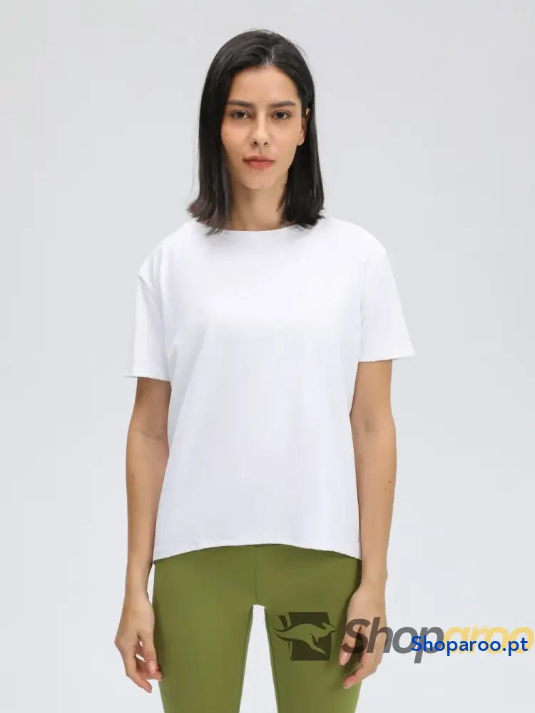 Millennia Round Neck Short Sleeve Active T-Shirt