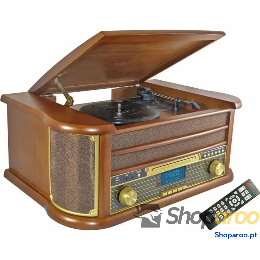 Mini Aparelhagem de Música Inovalley RETRO29E N Bluetooth 5.0 2 x 20 W