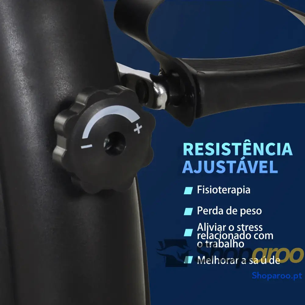 Mini Bicicleta Estática para Exercício de Braços e Pernas com LCD