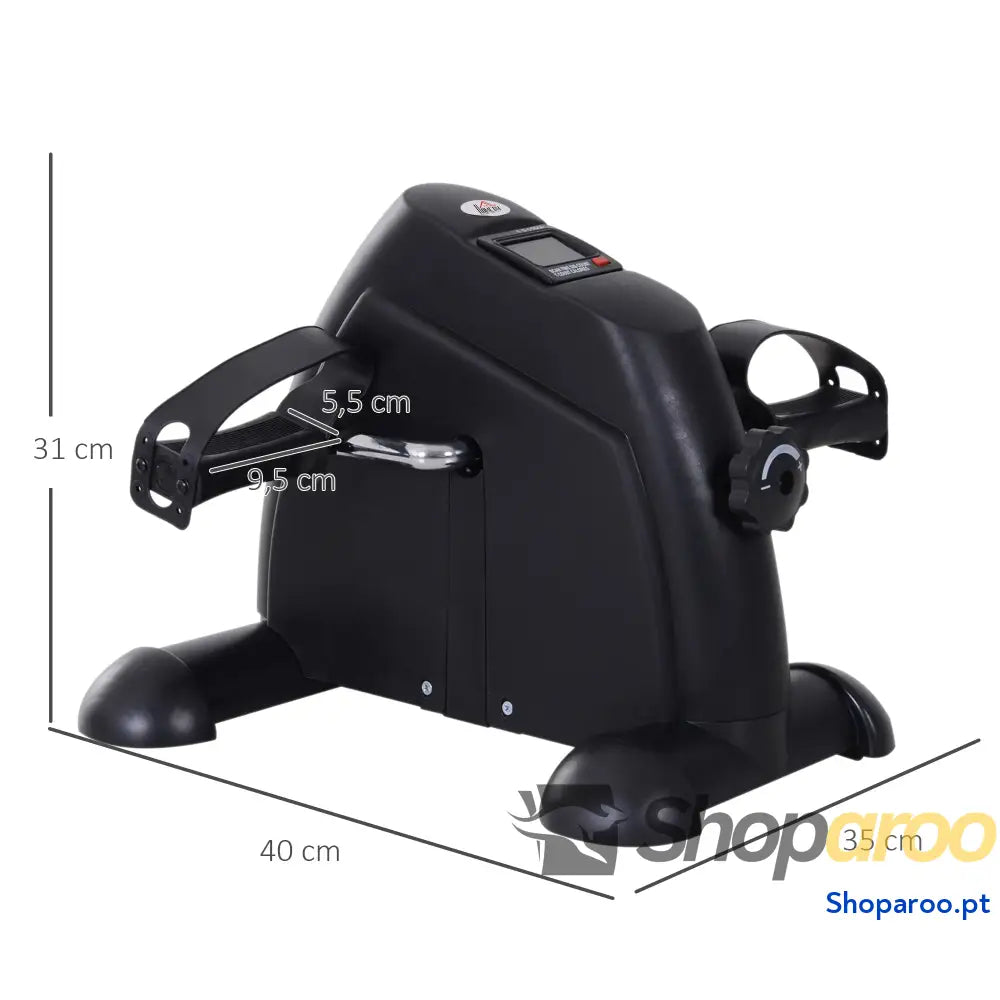 Mini Bicicleta Estática para Exercício de Braços e Pernas com LCD