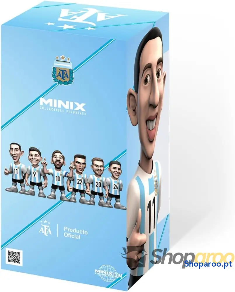MINIX Football Stars #176 – Argentina Angel Di Maria 11 figura colecionável 12 cm