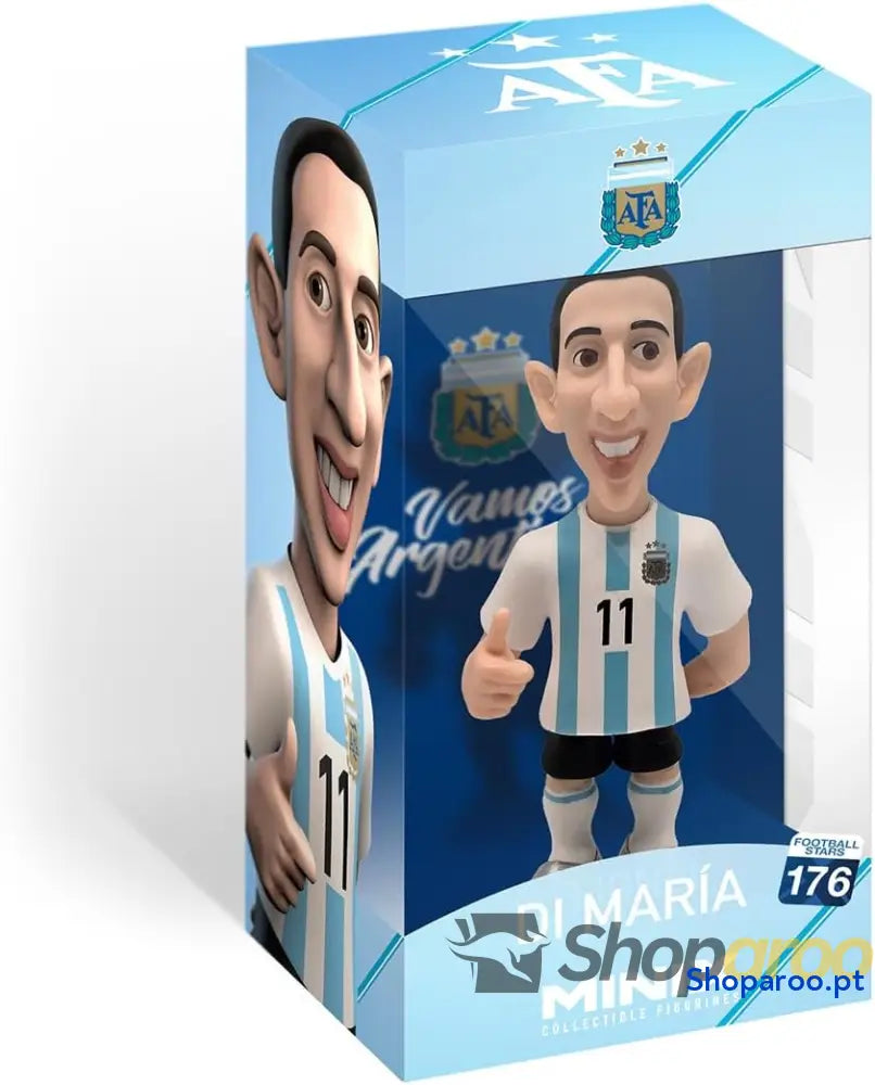 MINIX Football Stars #176 – Argentina Angel Di Maria 11 figura colecionável 12 cm