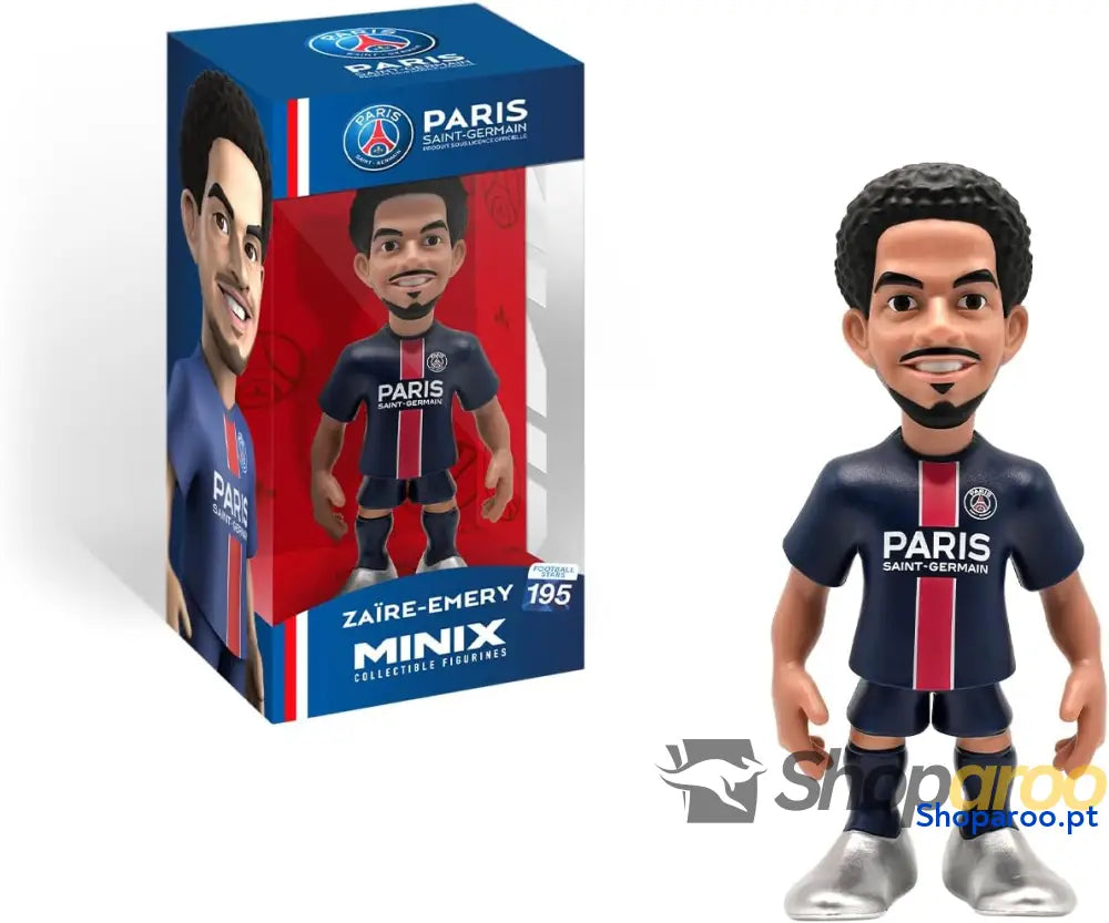 MINIX Football Stars #195 PSG Warren Zaire Emery 33 figura colecionável 12 cm