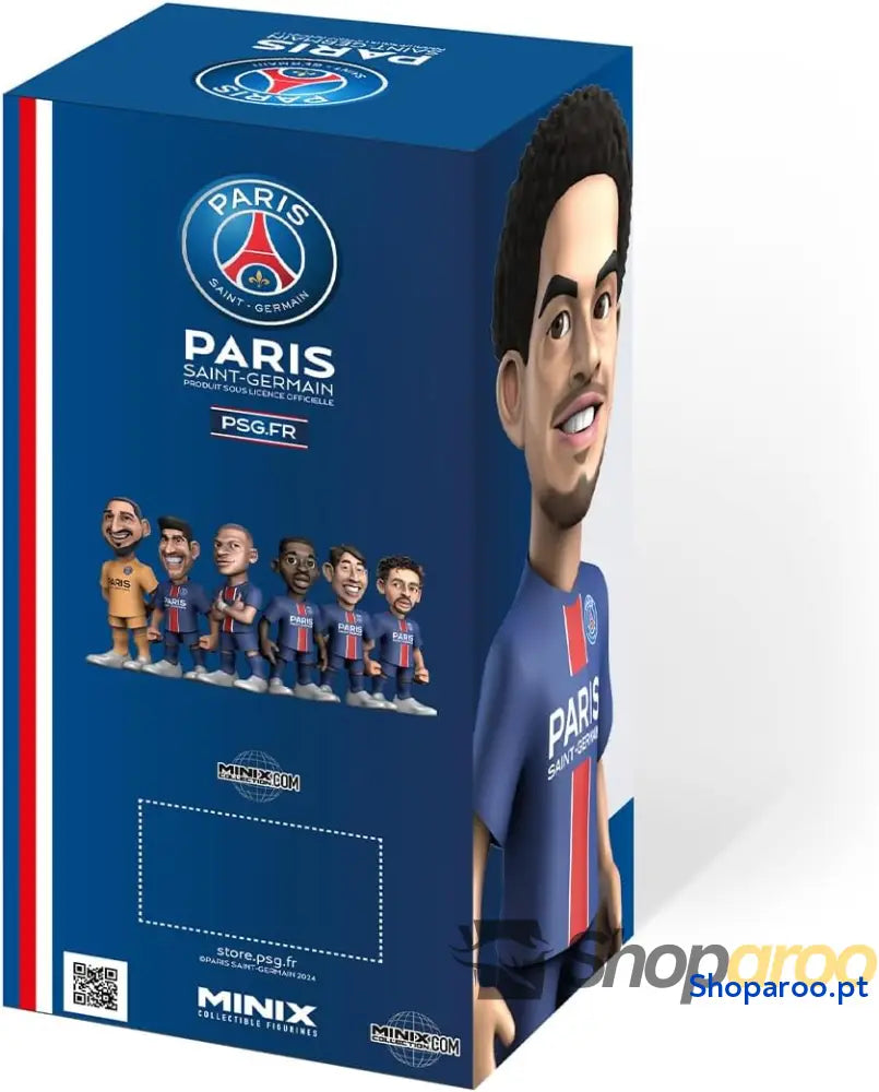 MINIX Football Stars #195 PSG Warren Zaire Emery 33 figura colecionável 12 cm