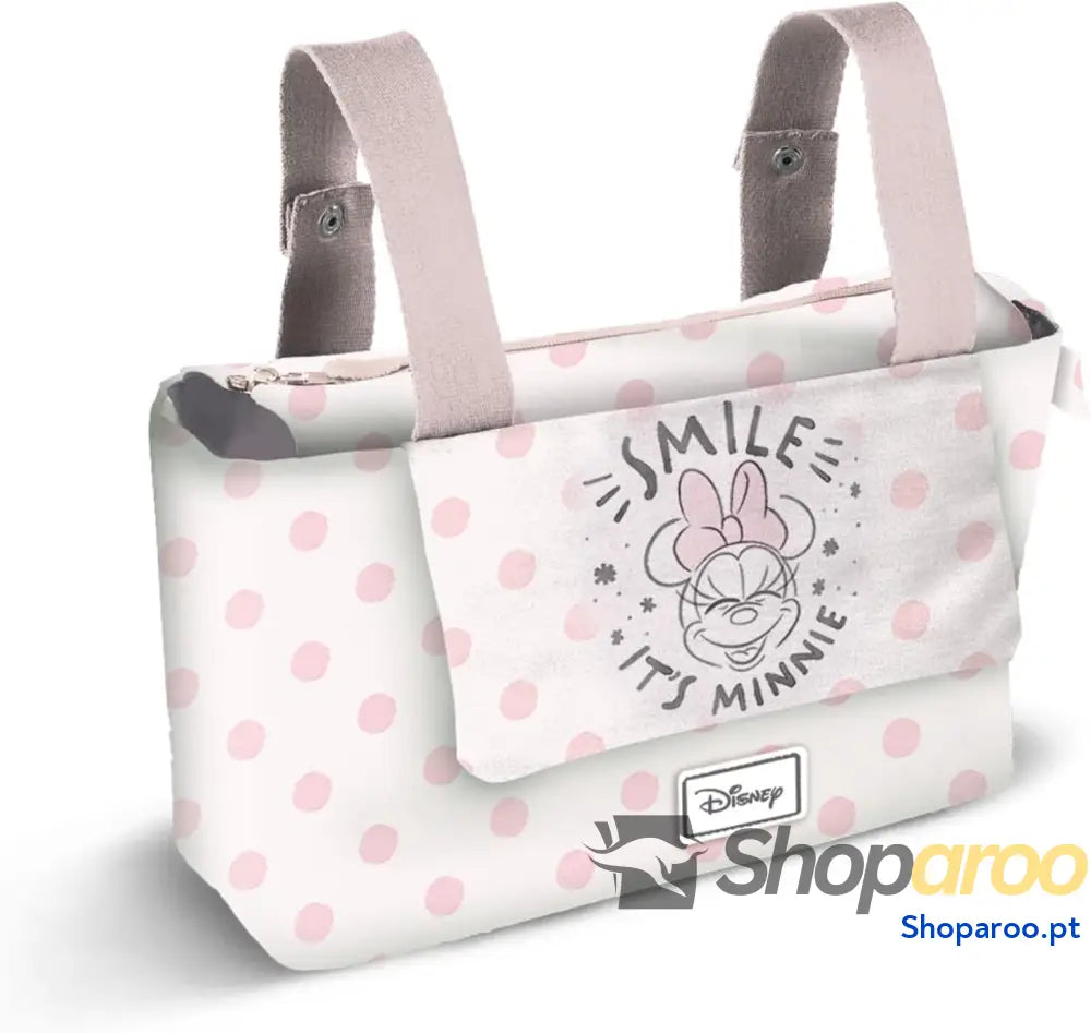 Minnie Mouse Dear mala organizadora carrinho bebé Hamper Mommy salmão 31 x 27 cm Salmão Talla única Bolsa