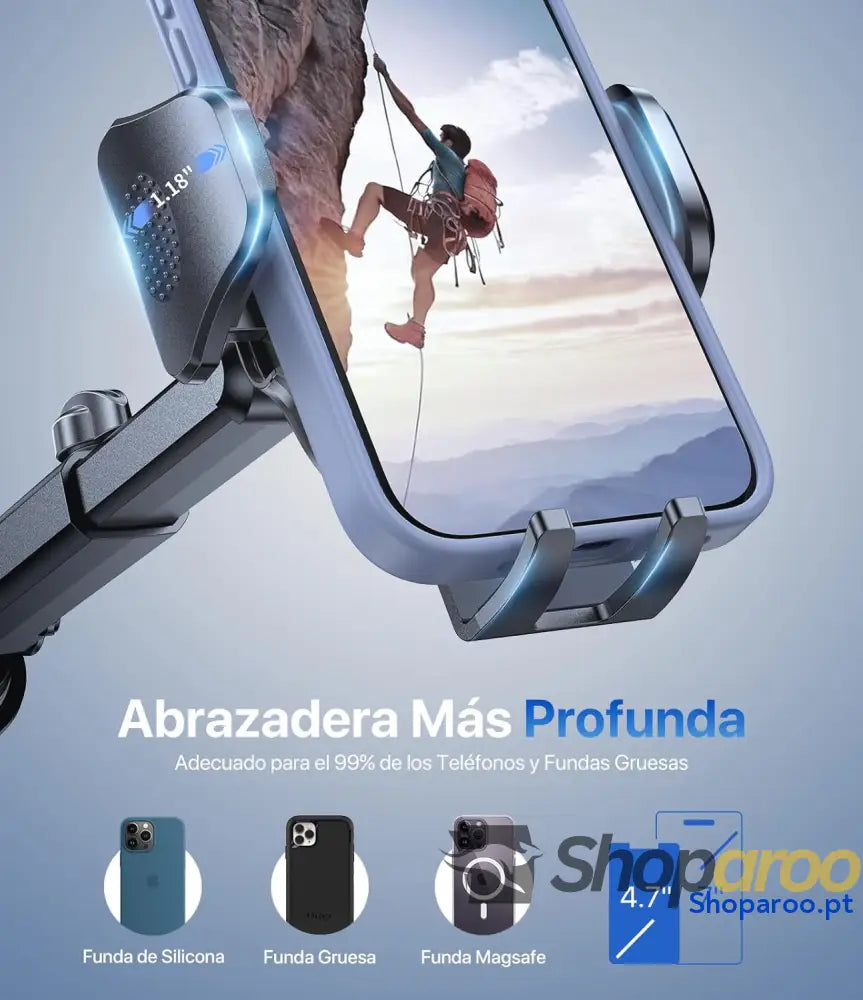 Miracase Suporte móvel carro [2025 ventosa poderosa] suporte de telemóvel em espirro rotação 360° compatibilidade