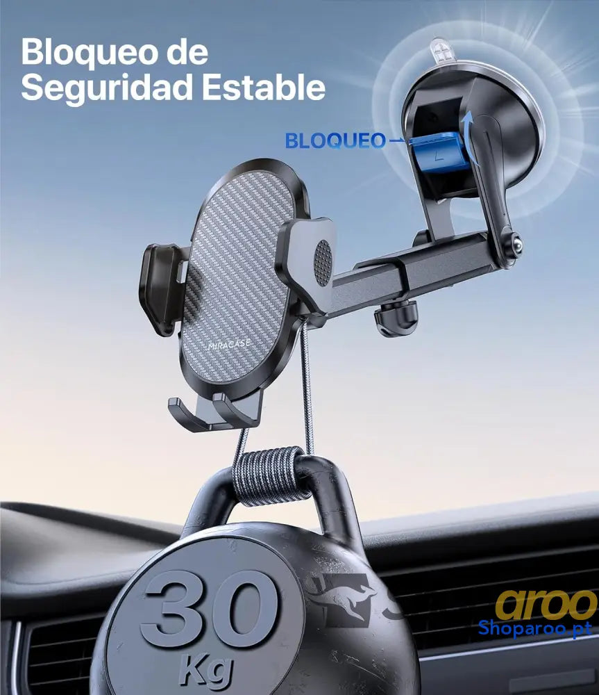 Miracase Suporte móvel carro [2025 ventosa poderosa] suporte de telemóvel em espirro rotação 360° compatibilidade