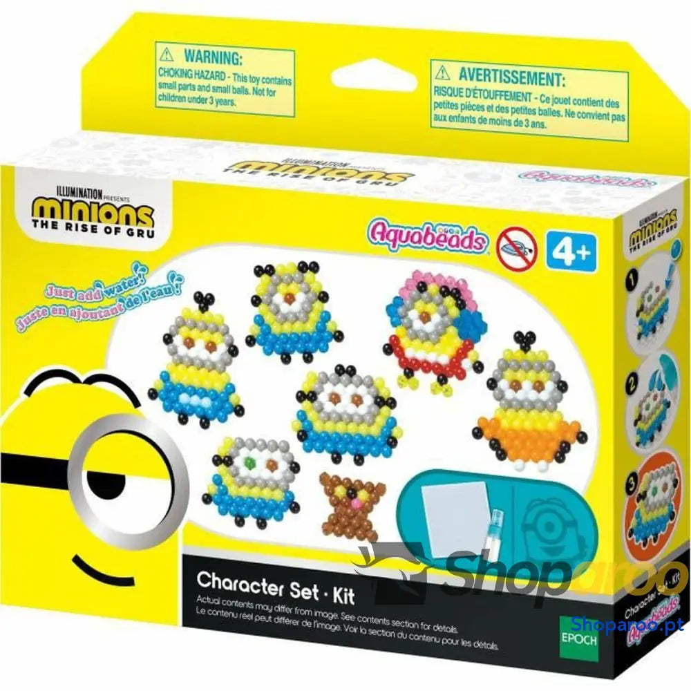 Missangas Aquabeads Minions