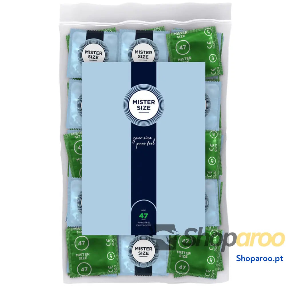 MISTER SIZE - PRESERVATIVO TAMANHO XS 47 MM (100 UNIDADES)