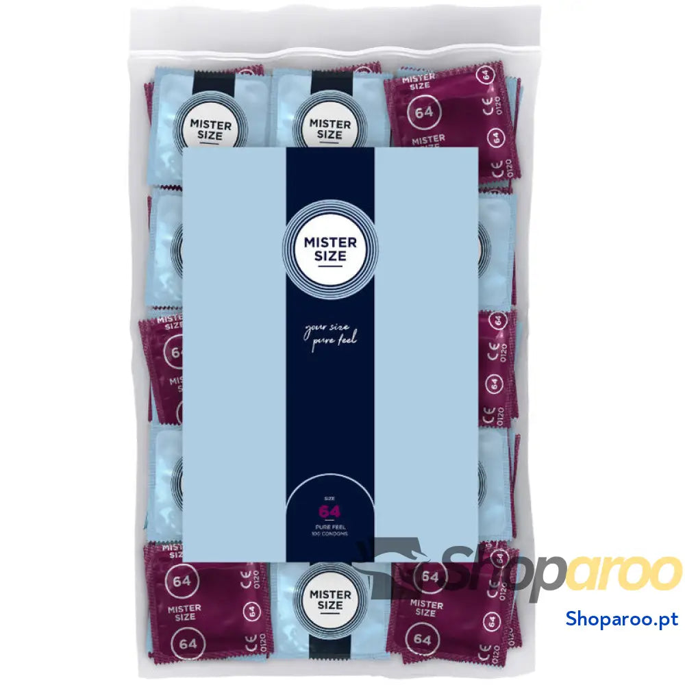 MISTER SIZE - PRESERVATIVOS TAMANHO XXL 64 MM (100 UNIDADES)