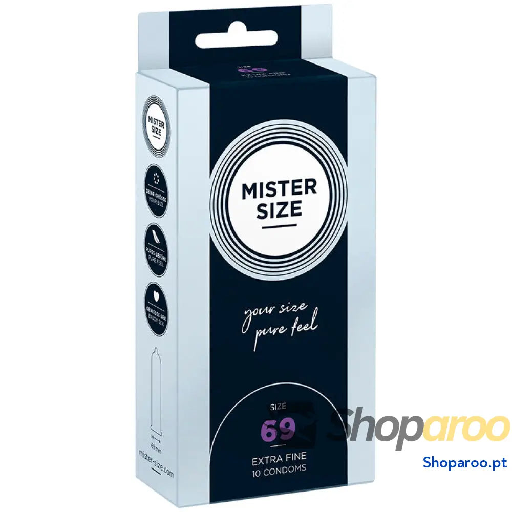 MISTER SIZE - PRESERVATIVOS TAMANHO XXXL 69 MM (10 UNIDADES)