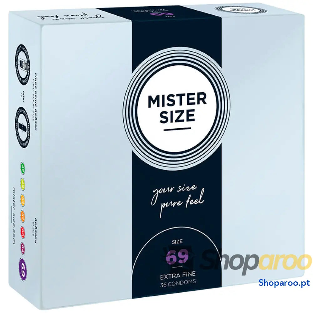 MISTER SIZE - PRESERVATIVOS TAMANHO XXXL 69 MM (36 UNIDADES)