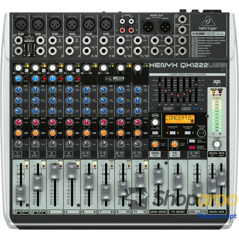 Misturador Behringer QX1222USB 16
