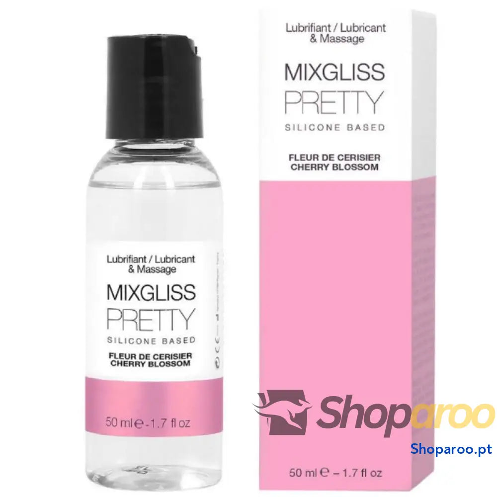 MIXGLISS BONITO LUBRIFICANTE DE SILICONE FLOR CEREJEIRA 50 ML