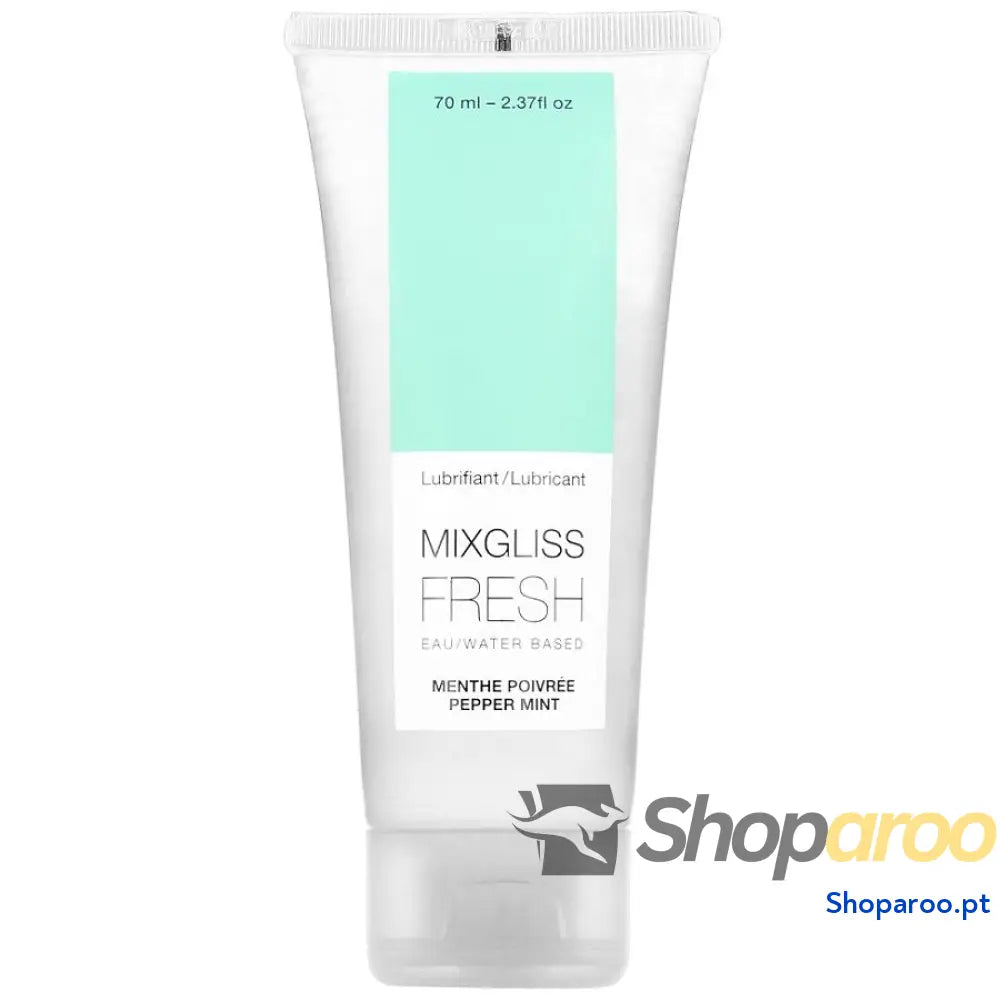 MIXGLISS LUBRIFICANTE BASE DE GUA EFEITO FRIO SABOR MENTA 70 ML