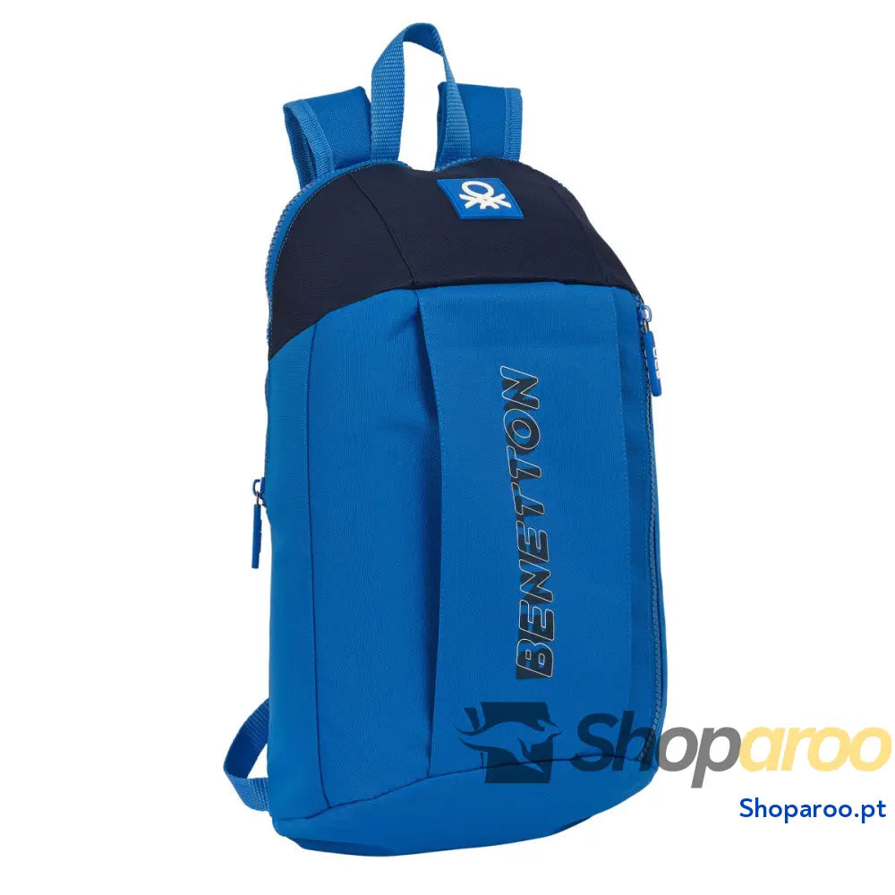 Mochila Casual Benetton Deep water Azul 10 L