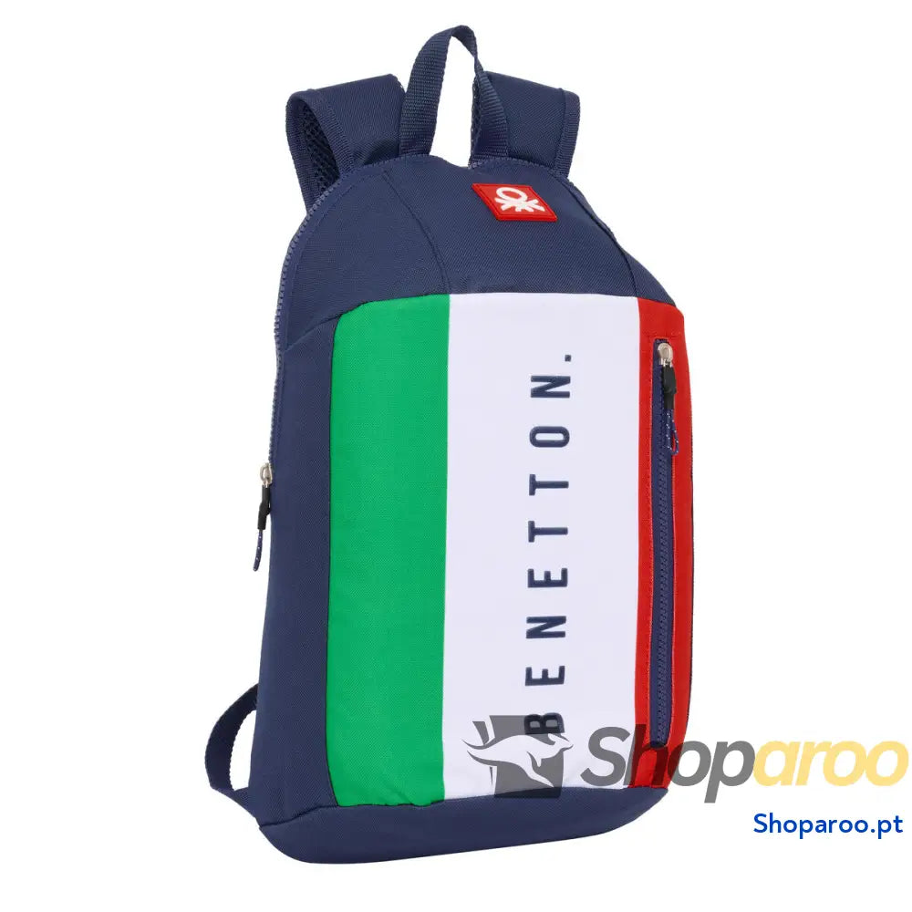 Mochila Casual Benetton Flag Azul Marinho 22 x 39 x 10 cm