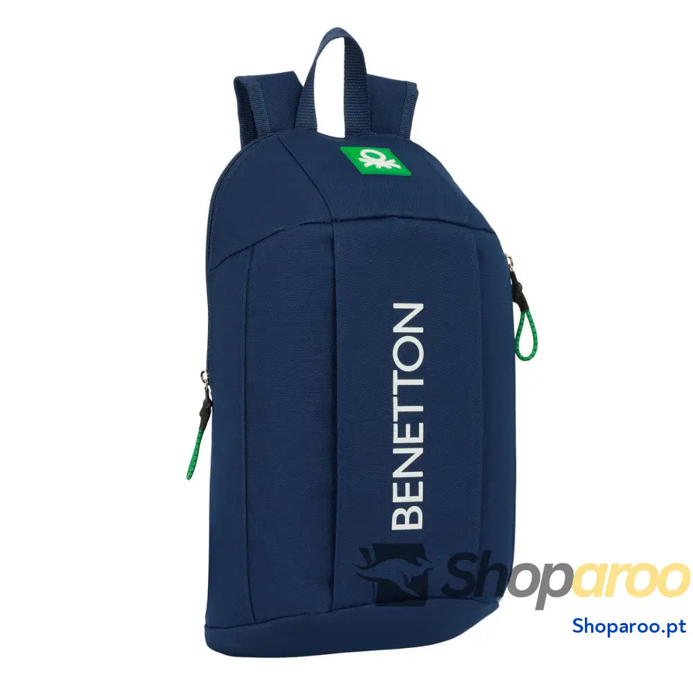 Mochila Casual Benetton Green Azul Marinho 22 x 39 x 10 cm