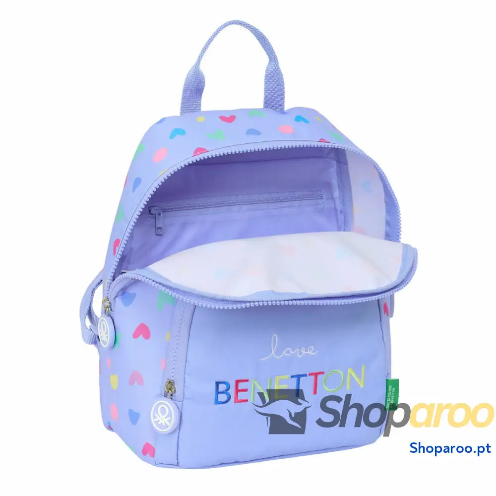 Mochila Casual Benetton Lila Lilás 25 x 30 x 13 cm