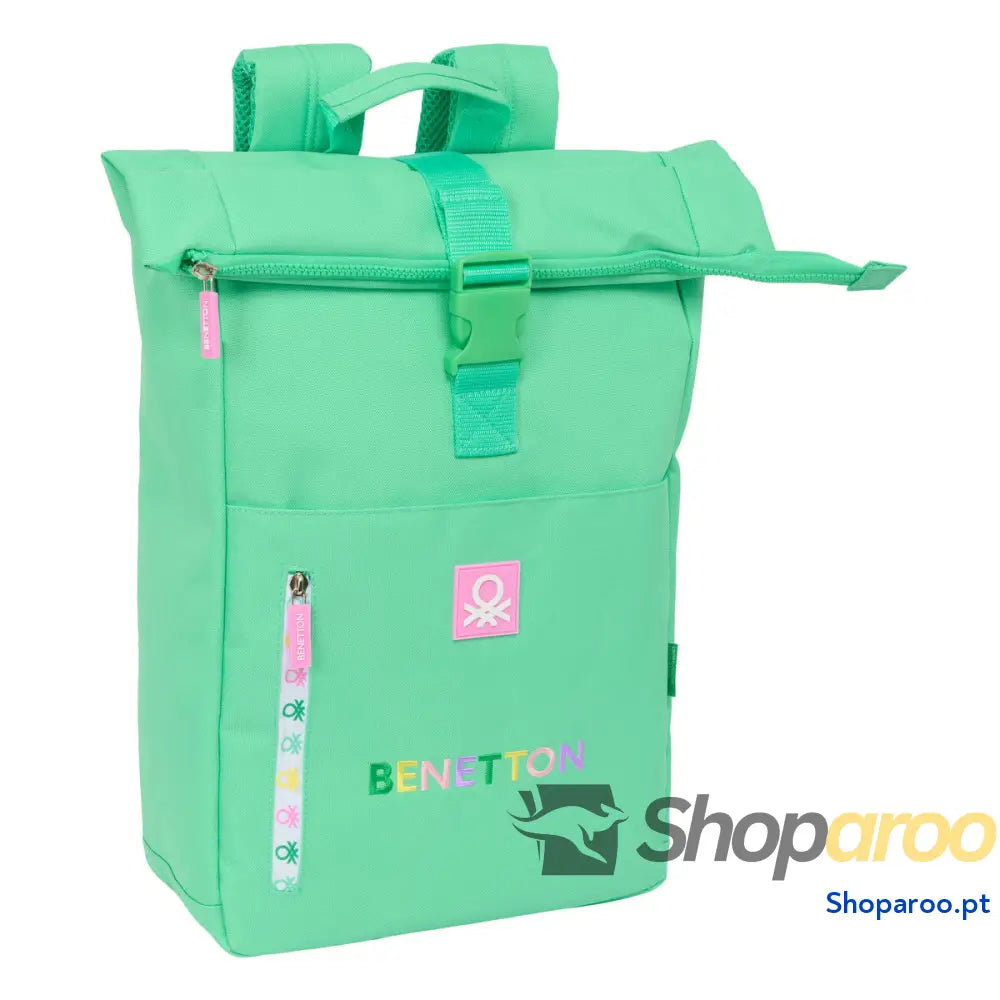Mochila Casual Benetton Mint Verde