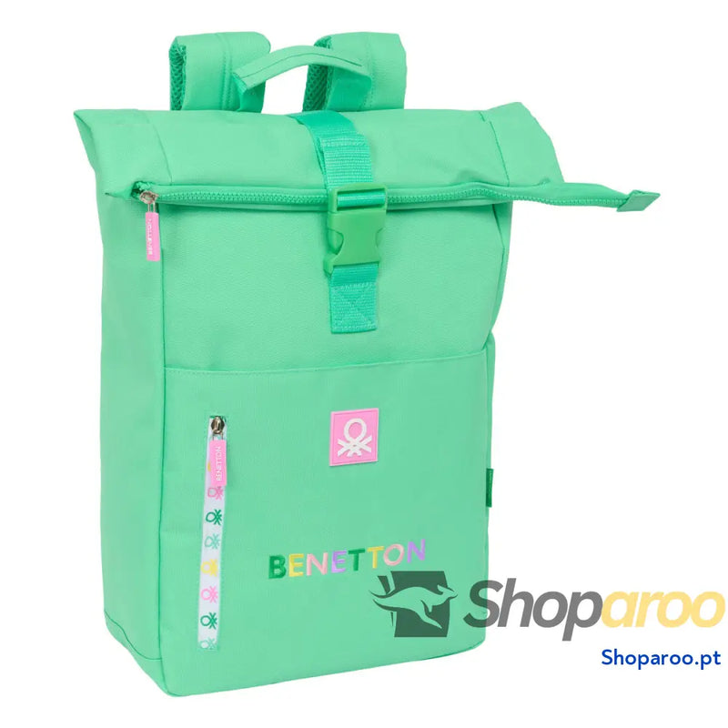 Mochila Casual Benetton Mint Verde