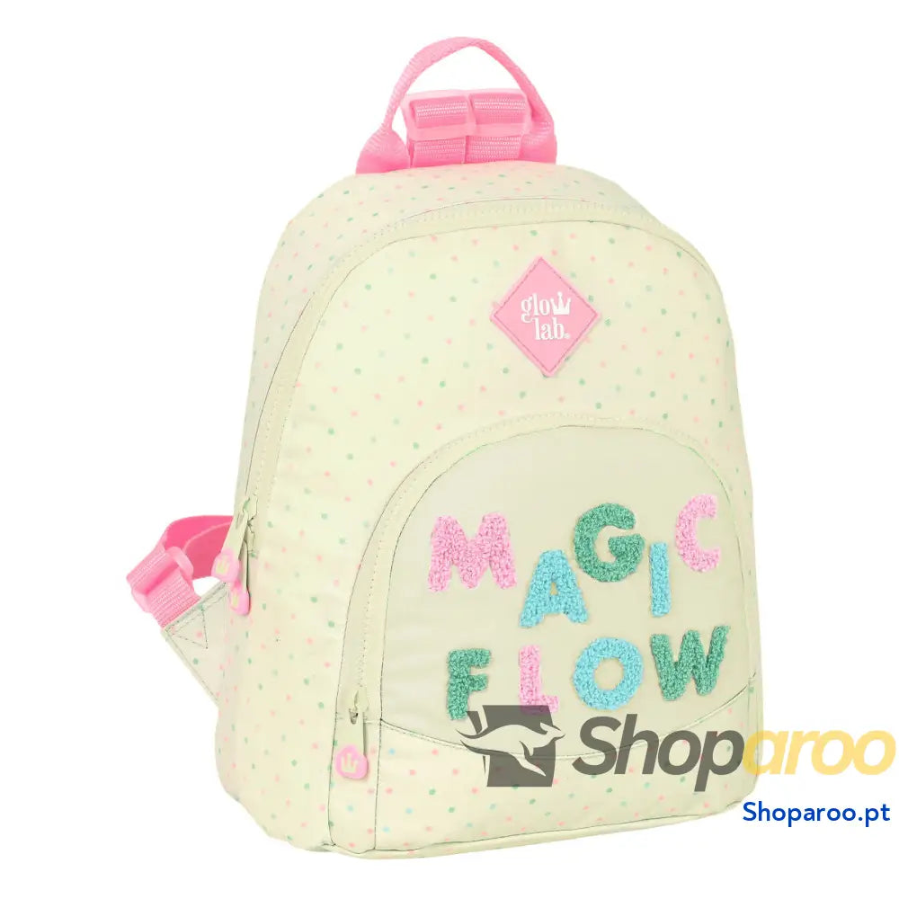 Mochila Casual Glow Lab Magic flow Bege 13 L