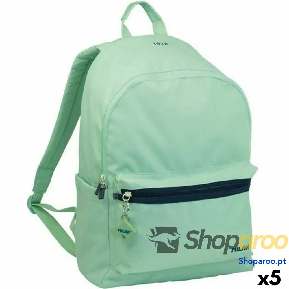Mochila Casual Milan Verde 22 L 41 x 30 x 18 cm (5 Unidades)