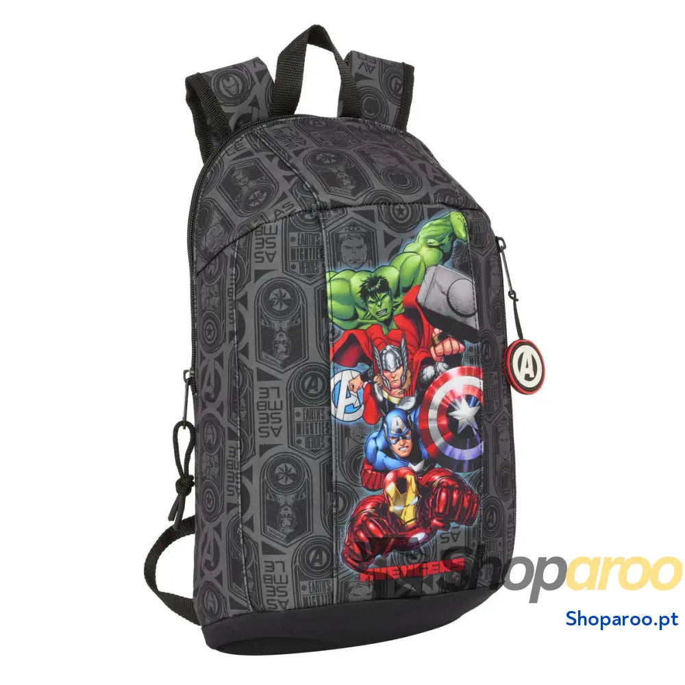 Mochila Casual The Avengers Vendetta Preto 22 x 39 x 10 cm