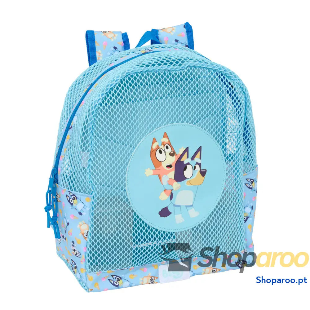 Mochila de praia Bluey Azul 30,5 x 24 x 18 cm