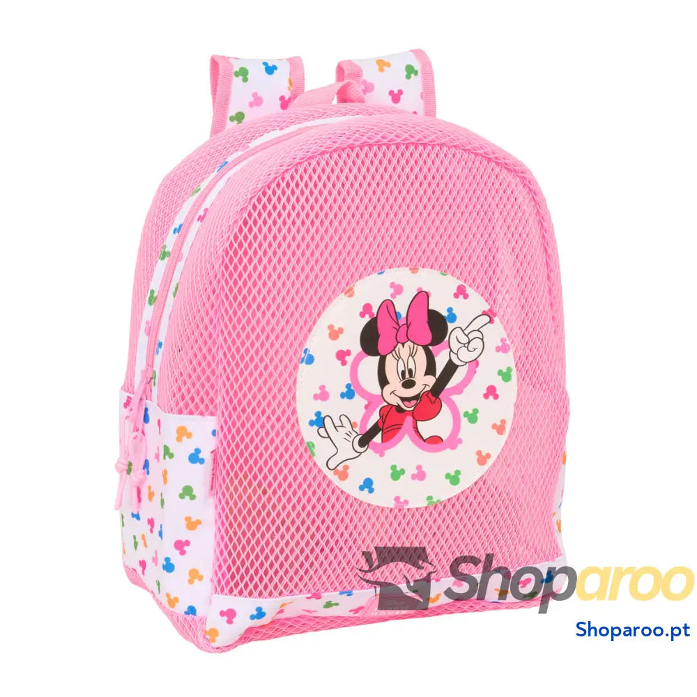 Mochila de praia Minnie Mouse Multicolor Cor Rosa 30,5 x 24 18 cm Infantil