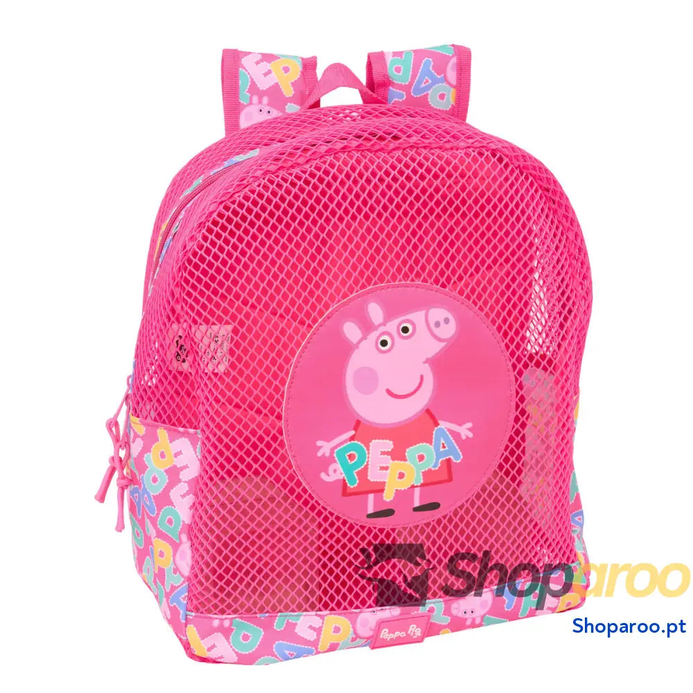 Mochila de praia Peppa Pig Cor de Rosa 30,5 x 24 x 18 cm Infantil