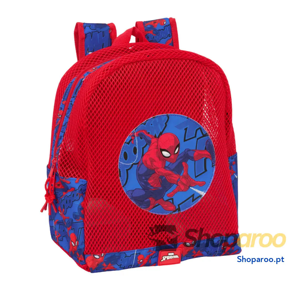 Mochila de praia Spider-Man Azul Vermelho 30,5 x 24 x 18 cm Infantil