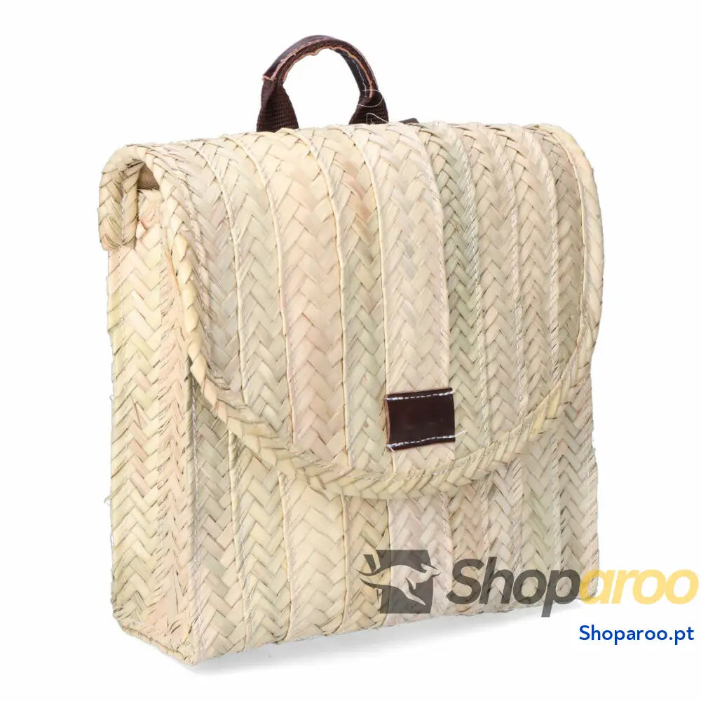 Mochila EDM Viena 26,5 x 26,5 cm Folha de palma Com pega
