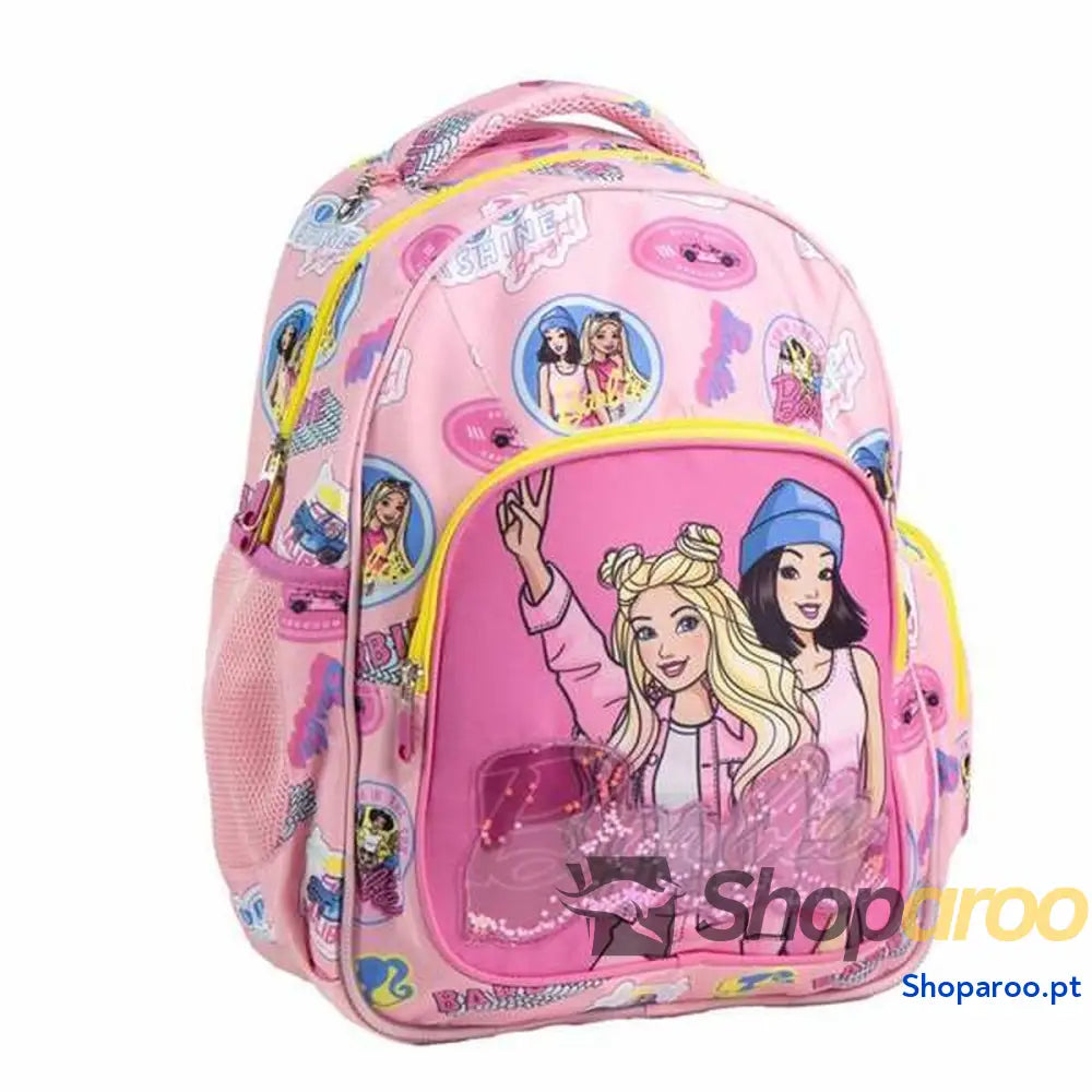 Mochila Escolar Barbie Fúcsia