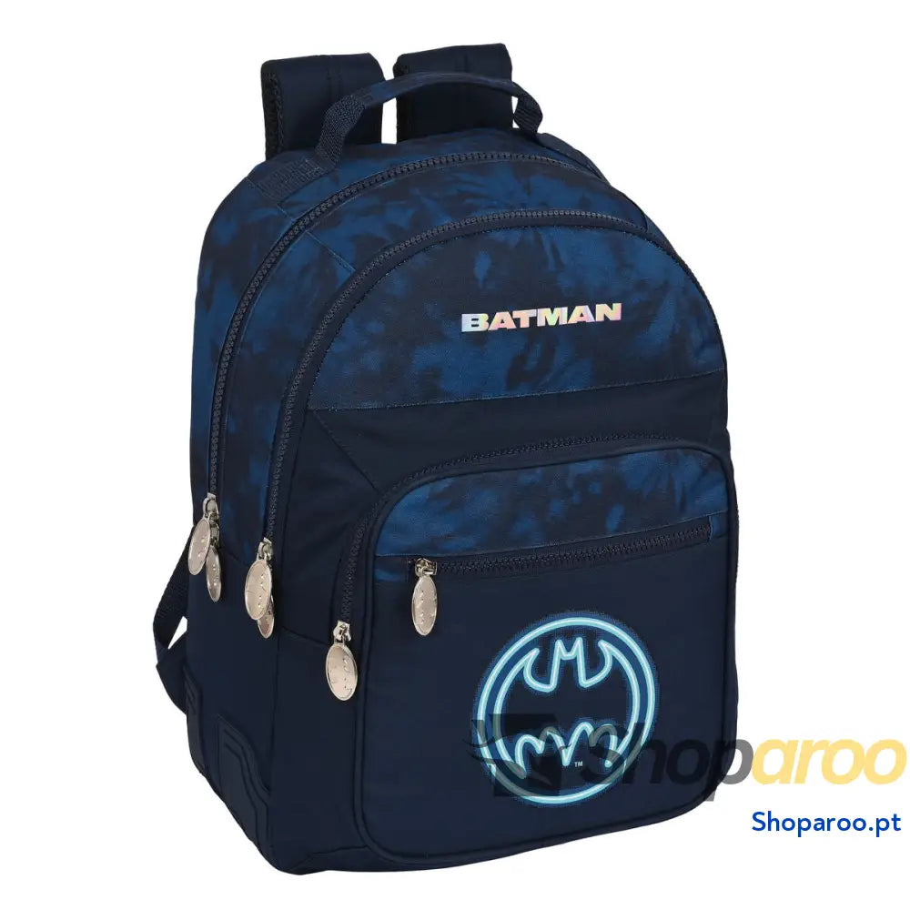 Mochila Escolar Batman Legendary Azul Marinho 32 x 42 x 15 cm