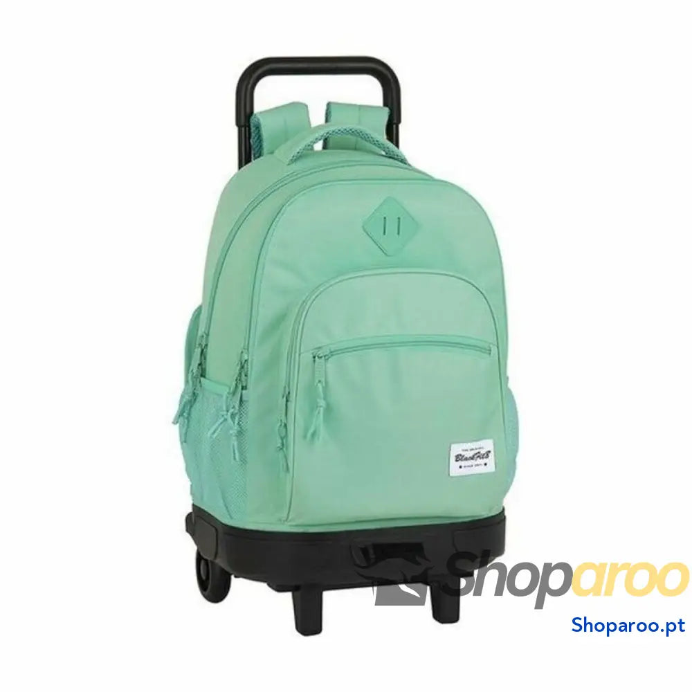Mochila Escolar com Rodas Compact BlackFit8 M918 Turquesa 33 X 45 X 22 cm
