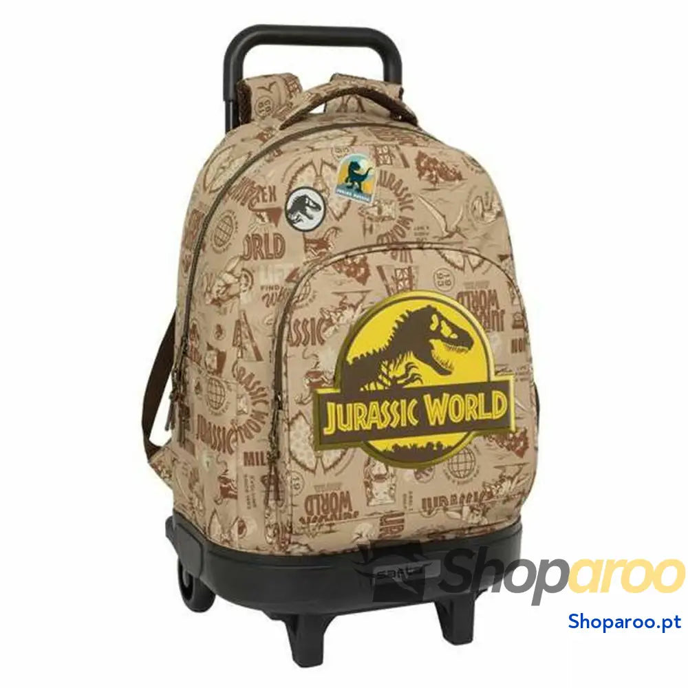 Mochila Escolar com Rodas Jurassic World 33 x 45 x 22 cm