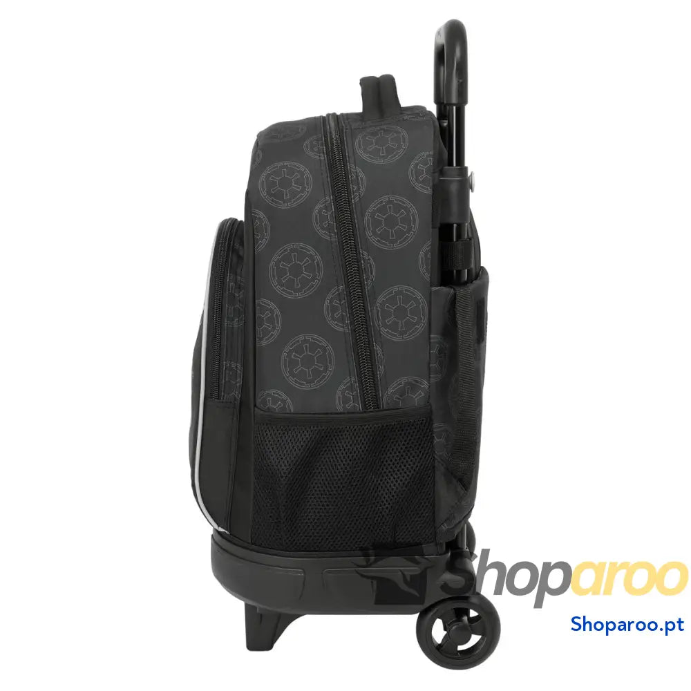Mochila Escolar com Rodas Star Wars Rebellion Preto 33 x 45 x 22 cm