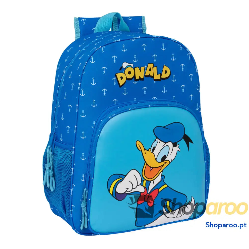 Mochila Escolar Donald Azul 33 x 42 x 14 cm