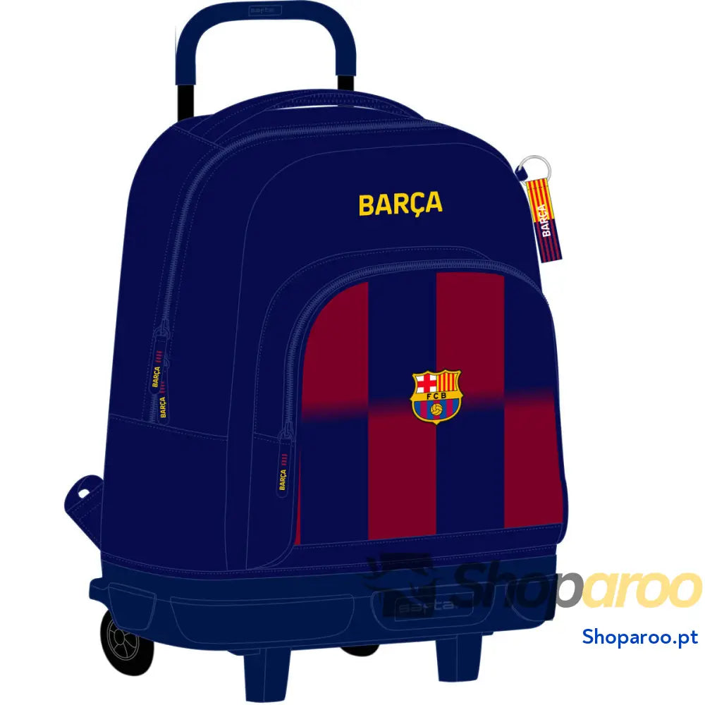 Mochila Escolar F.C. Barcelona Azul Grená 33 x 45 x 22 cm