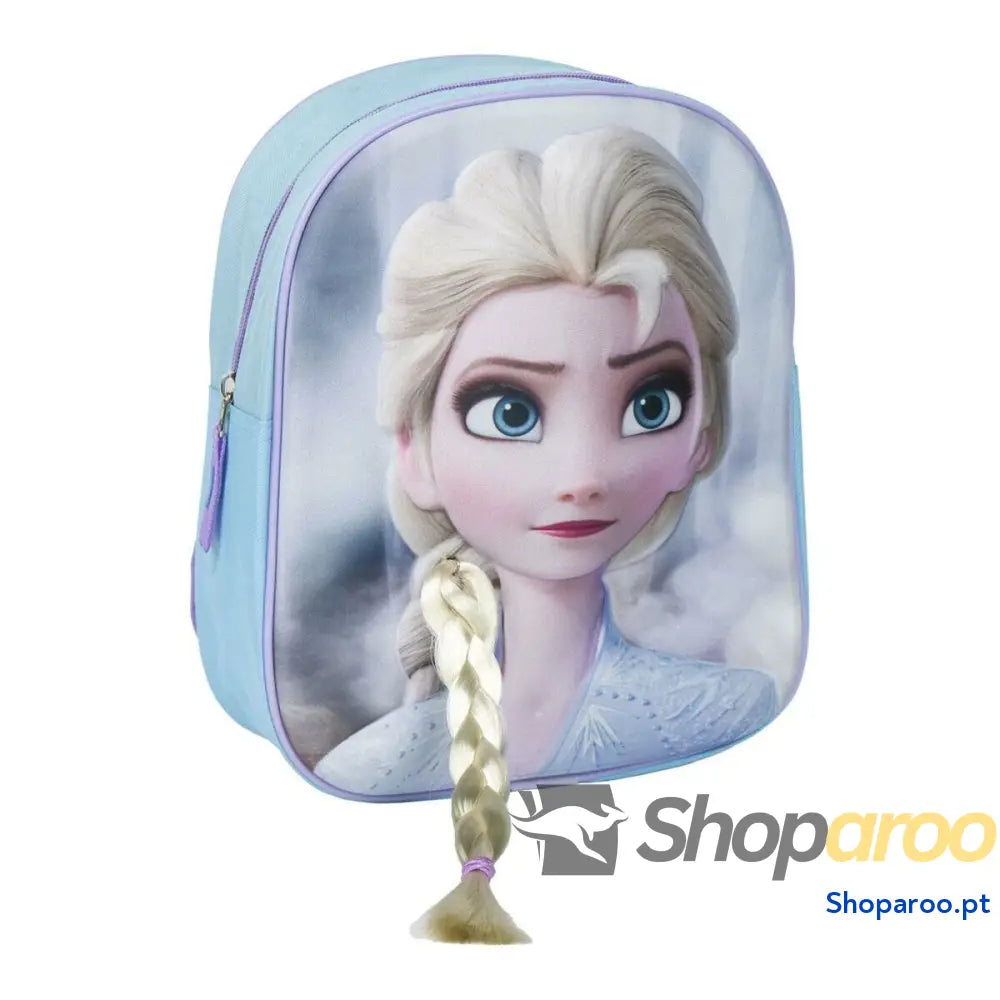 Mochila Escolar Frozen Azul Claro 22 x 27 x 1 cm