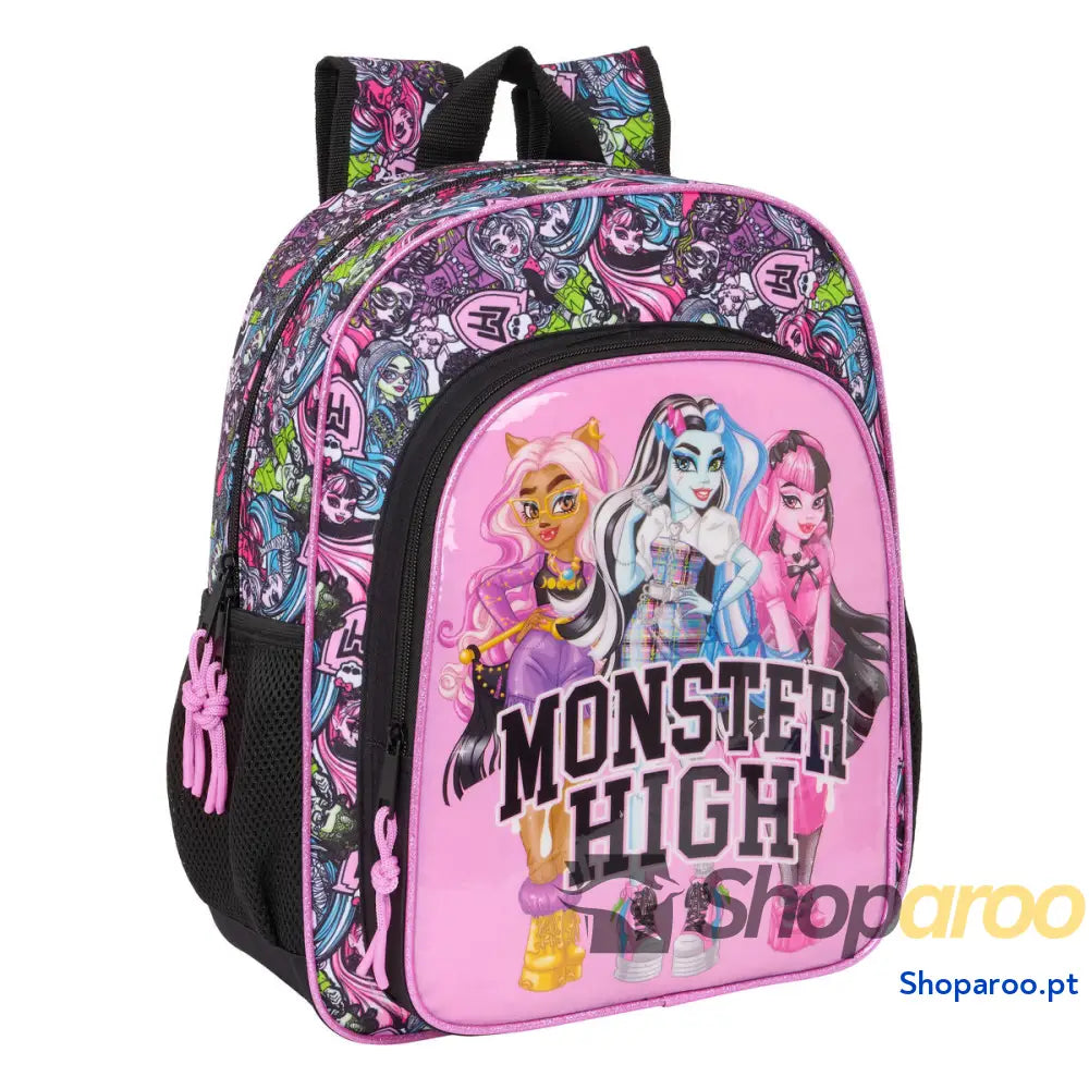 Mochila Escolar Monster High Drama Multicolor 32 x 38 x 12 cm