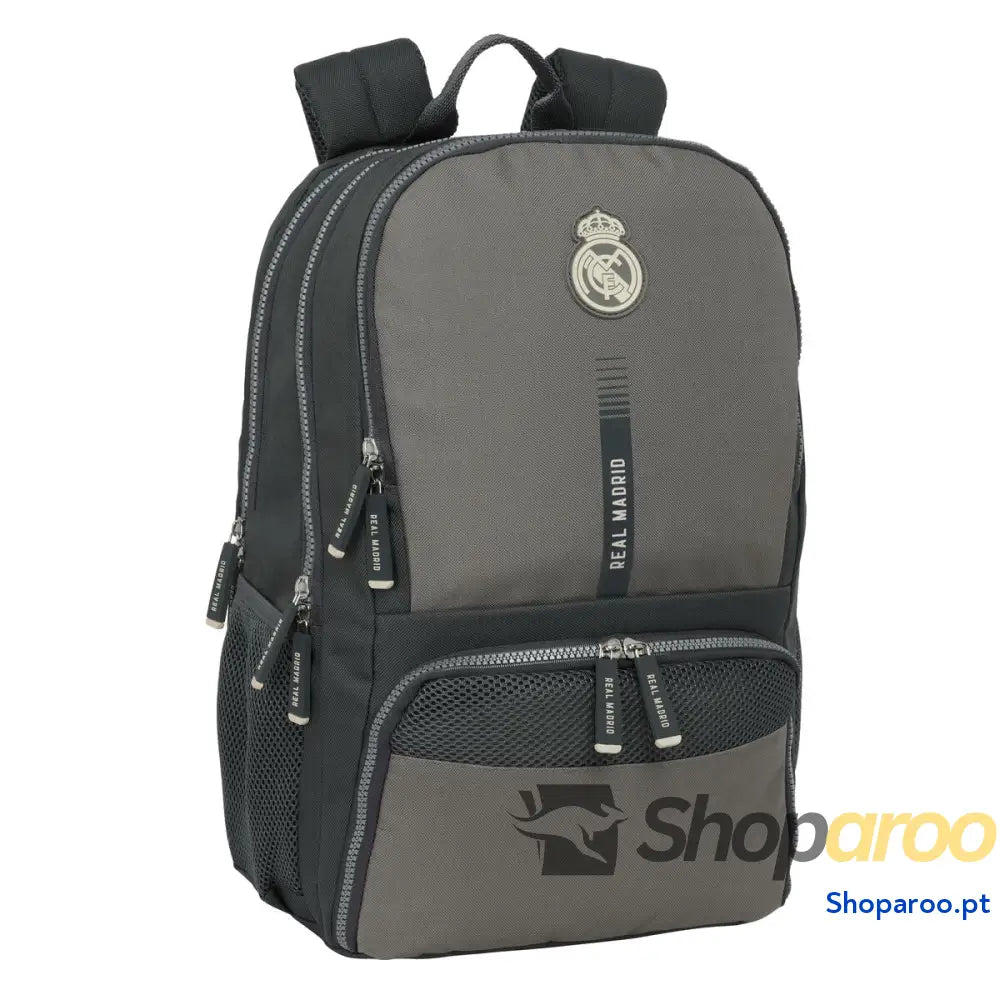 Mochila Escolar Real Madrid C.F. Cinzento 30 x 42 x 17 cm